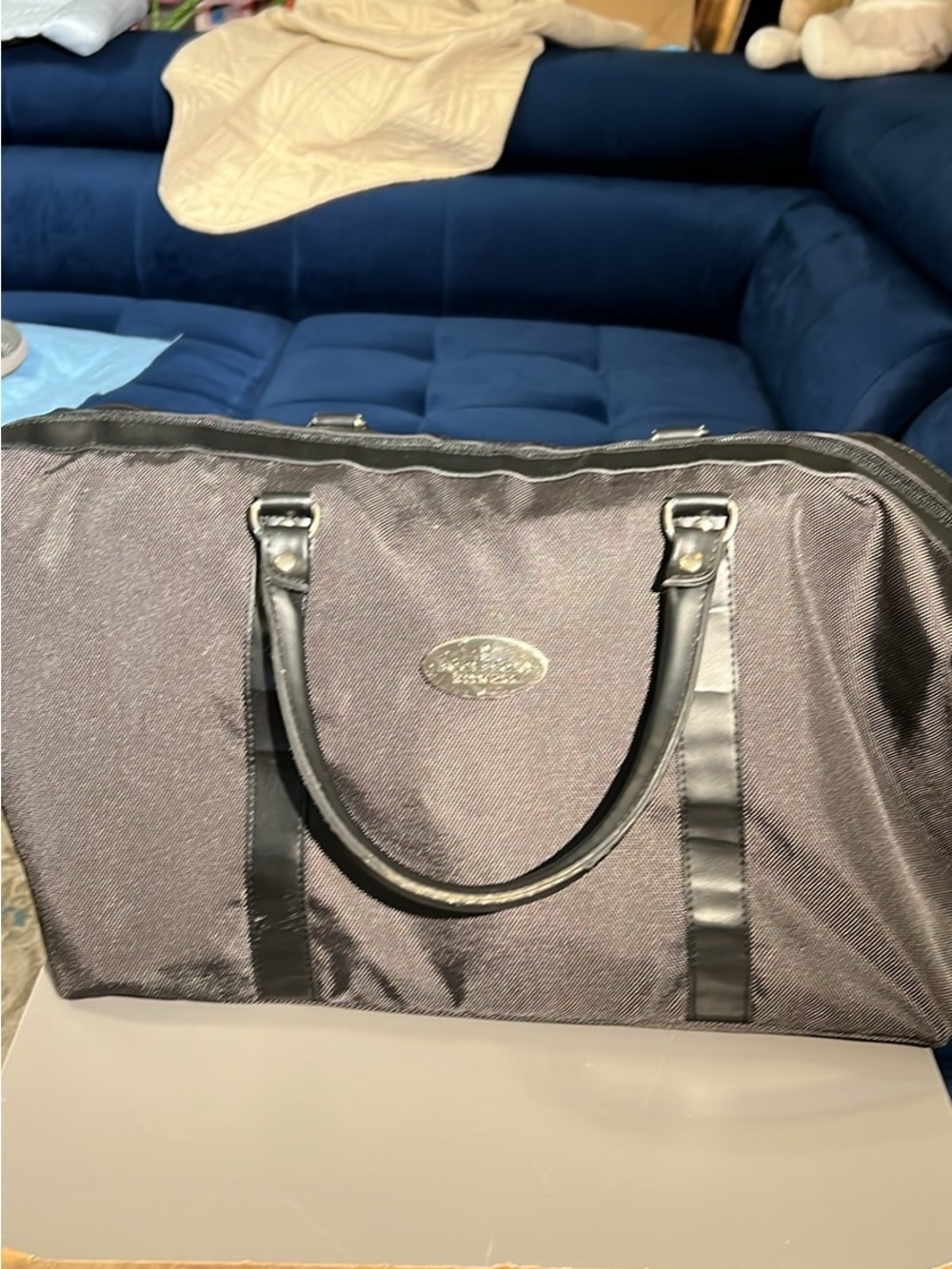 Black Men’s Travel Duffel Bag - Classic Carryall